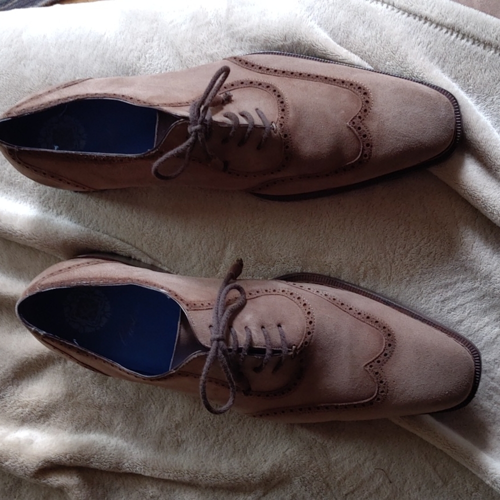 Mezlan Suede Dress Shoes. Size 14